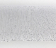 12" Loop Fringe 10 Mtr Card White - Click Image to Close